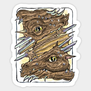 Earth Dragon Sticker